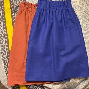 Two Jcrew skirts size 6